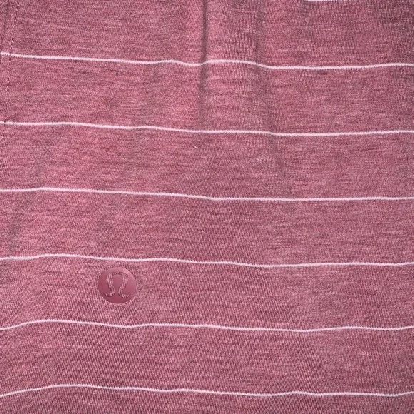 Lululemon Pink and White stripe love tank - Picture 4 of 4